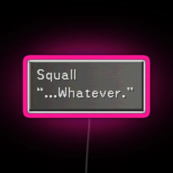 Whatever RGB Neon Sign