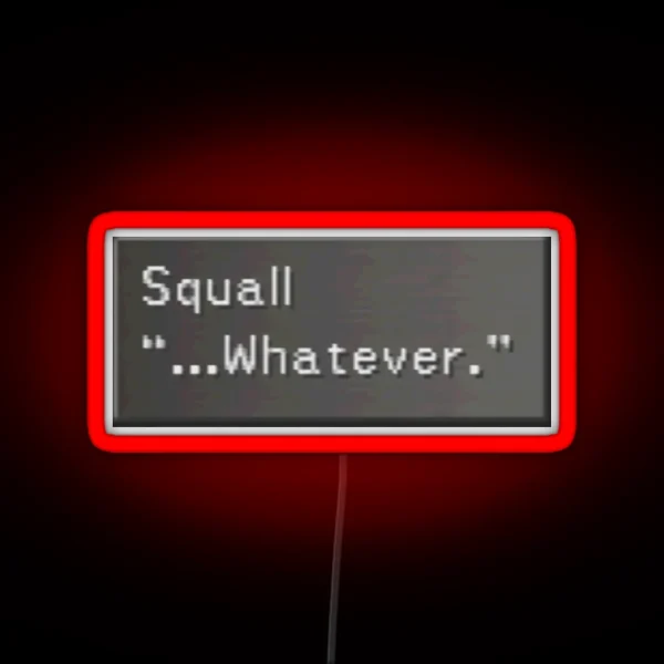 Whatever RGB Neon Sign