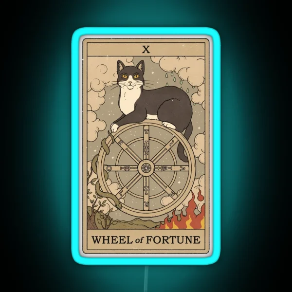 Wheel Of Fortune RGB Neon Sign