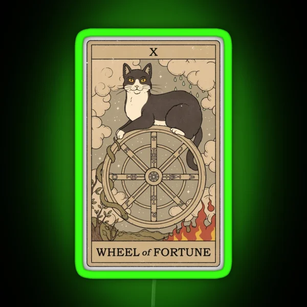 Wheel Of Fortune RGB Neon Sign