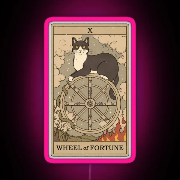 Wheel Of Fortune RGB Neon Sign