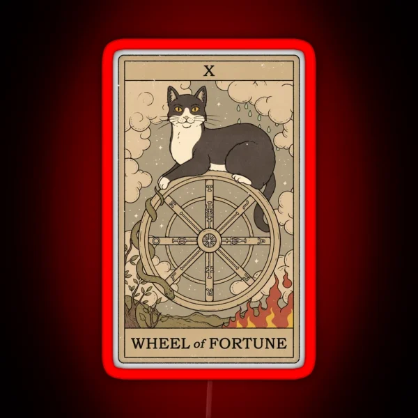 Wheel Of Fortune RGB Neon Sign