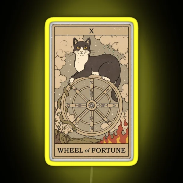 Wheel Of Fortune RGB Neon Sign