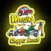 Neon sign featuring Wheelie and Chopper from Thomas the Tank Engine
