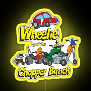 Wheelie And The Chopper Bunch Wheelie And The Chopper Bunch RGB Neon Sign