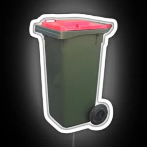 Wheelie Bin RGB Neon Sign