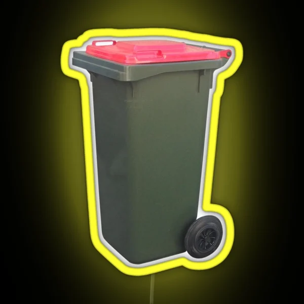 Wheelie Bin RGB Neon Sign
