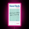 Neon sign with a pink glow reading 'I'll have what she's having'