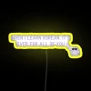 Korean Language Learning Sign with RGB Neon Lights