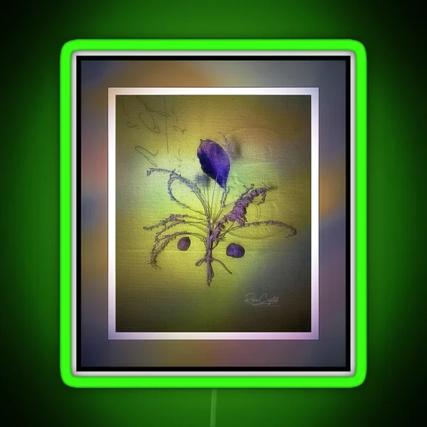 When It Is Winter We Wear Purple RGB Neon Sign