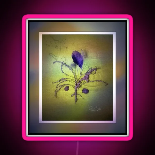 When It Is Winter We Wear Purple RGB Neon Sign