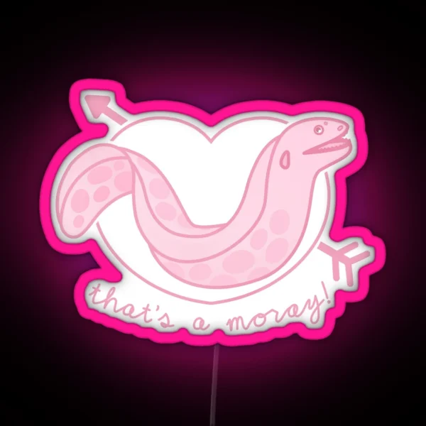When You Swim In The Sea And An Eel Bites RGB Neon Sign