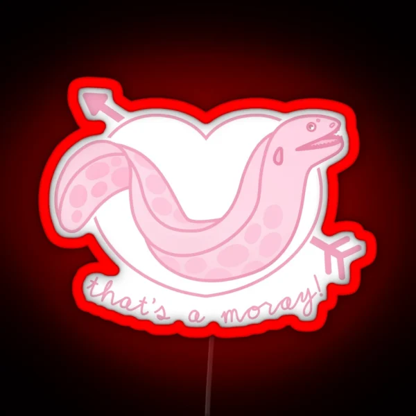 When You Swim In The Sea And An Eel Bites RGB Neon Sign