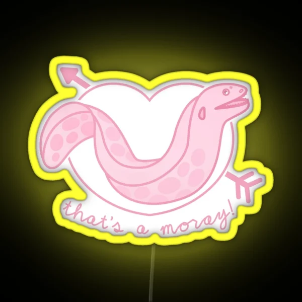 When You Swim In The Sea And An Eel Bites RGB Neon Sign