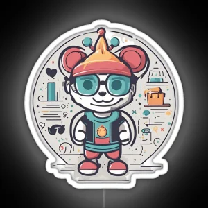 Where Characters Become Icons RGB Neon Sign
