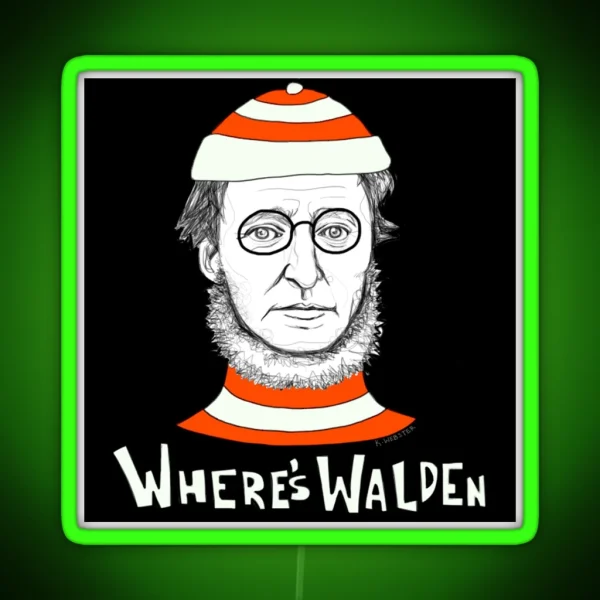 Where S Walden RGB Neon Sign