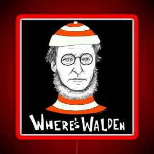 Where S Walden RGB Neon Sign