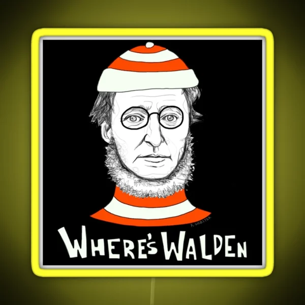 Where S Walden RGB Neon Sign