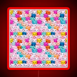 Whimsical Wonders Seamless Amigurumi Crochet Patterns For Adorable Baby Creations RGB Neon Sign