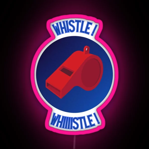 Whistle RGB Neon Sign