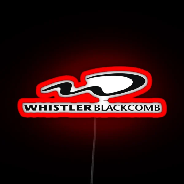 Whistler Blackcomb Resort Canada RGB Neon Sign