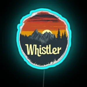 Whistler RGB Neon Sign