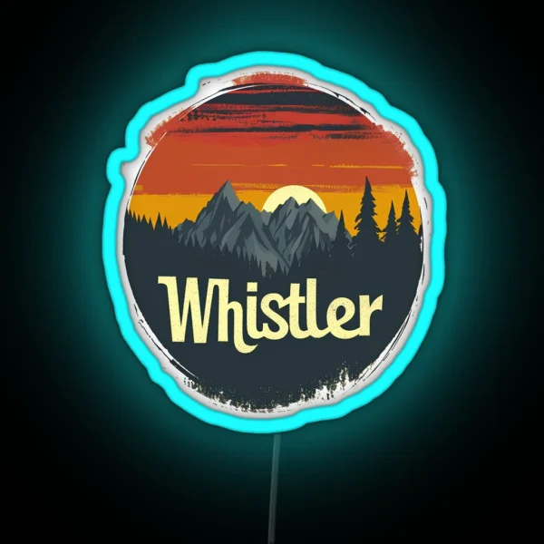 Whistler RGB Neon Sign