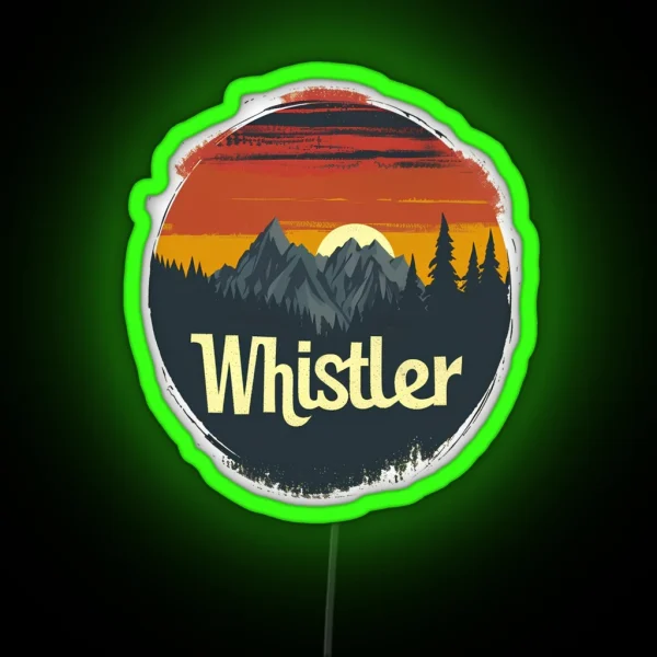 Whistler RGB Neon Sign