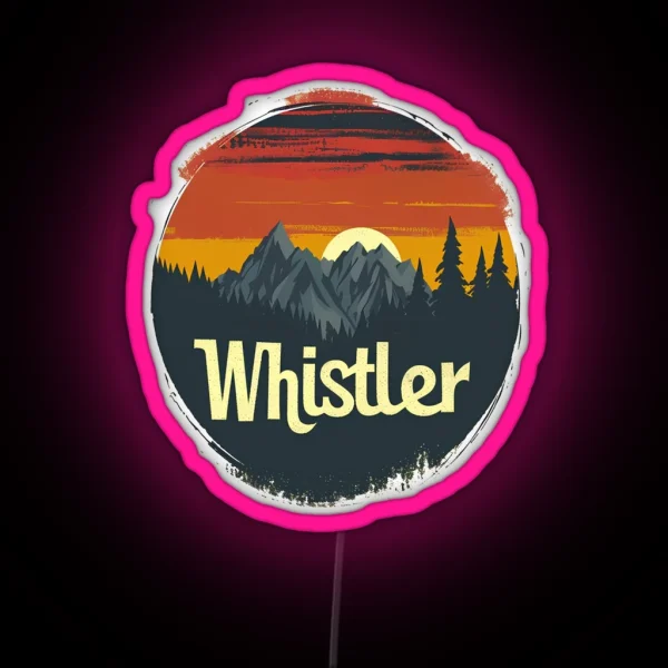 Whistler RGB Neon Sign