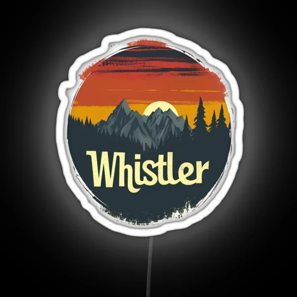 Whistler RGB Neon Sign
