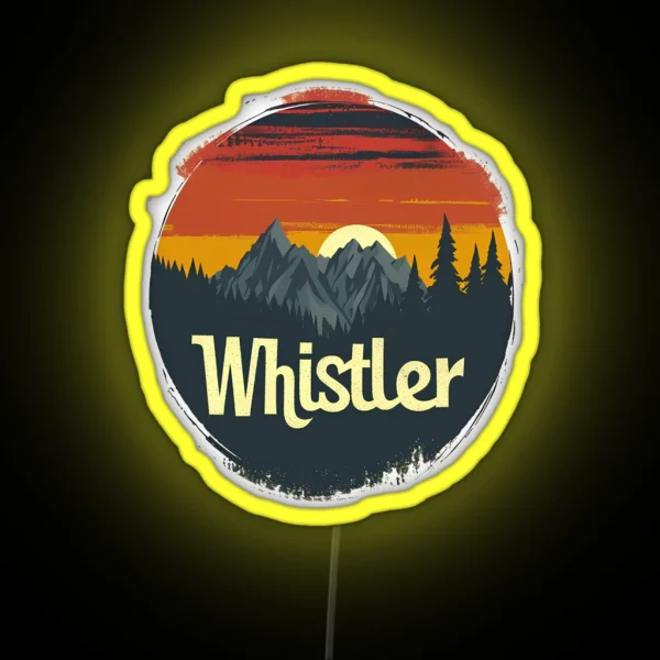 Whistler RGB Neon Sign