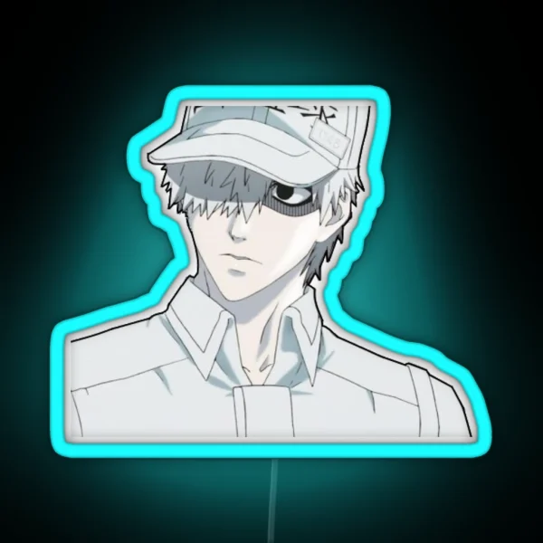 White Blood Cell Cells At Work RGB Neon Sign