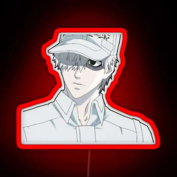 White Blood Cell Cells At Work RGB Neon Sign