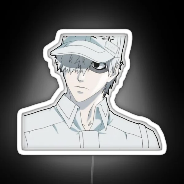 White Blood Cell Cells At Work RGB Neon Sign
