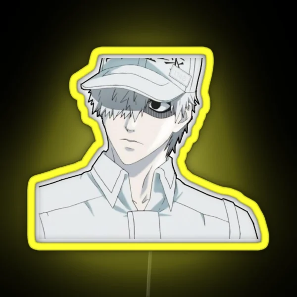 White Blood Cell Cells At Work RGB Neon Sign