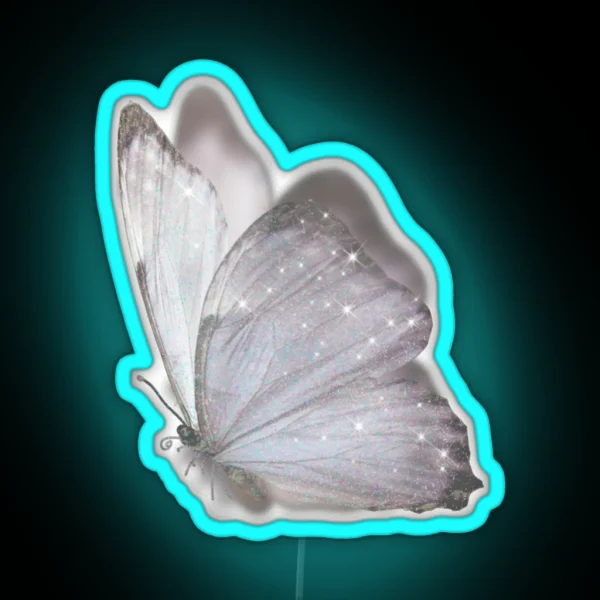 White Butterfly RGB Neon Sign