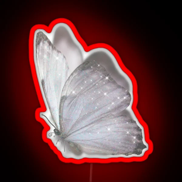 White Butterfly RGB Neon Sign