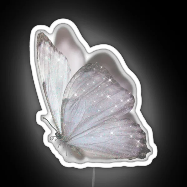 White Butterfly RGB Neon Sign