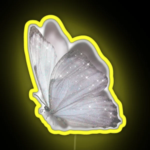 White Butterfly RGB Neon Sign