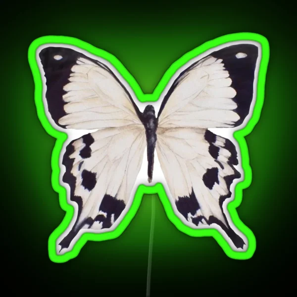 White Butterfly RGB Neon Sign