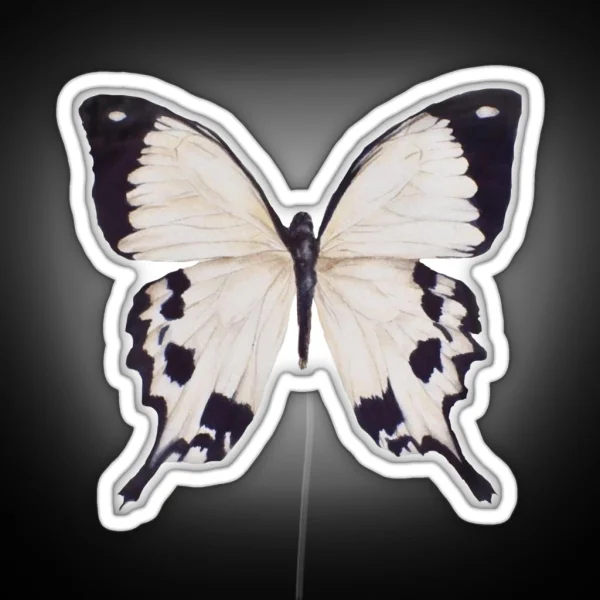 White Butterfly RGB Neon Sign