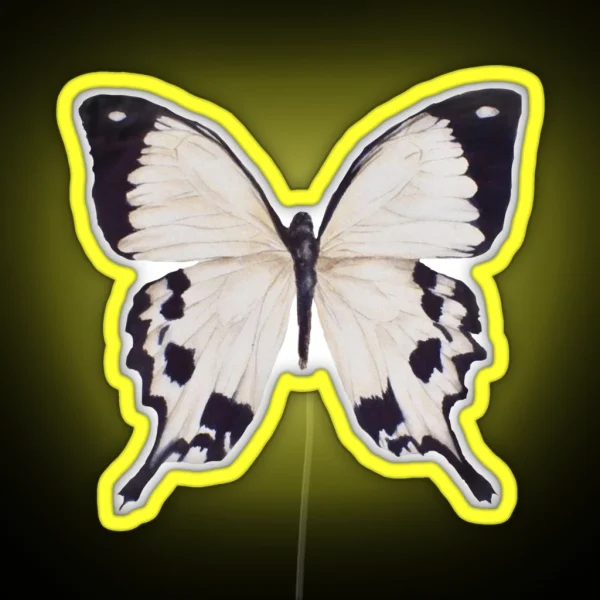 White Butterfly RGB Neon Sign