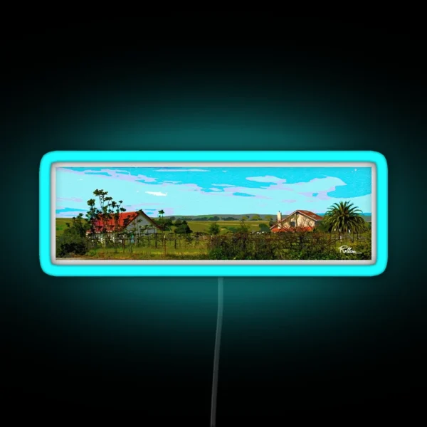 WHITE CRANE WINERY RGB Neon Sign