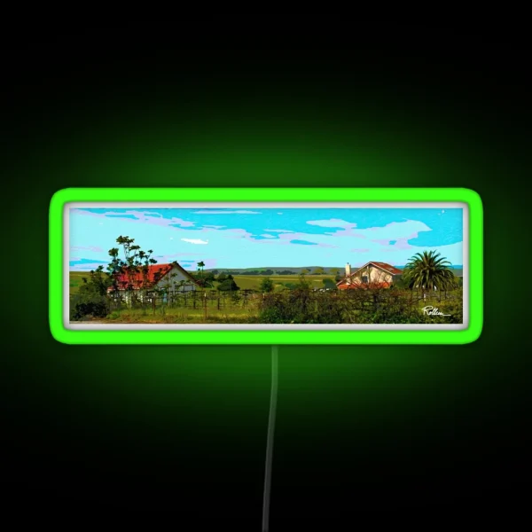 WHITE CRANE WINERY RGB Neon Sign