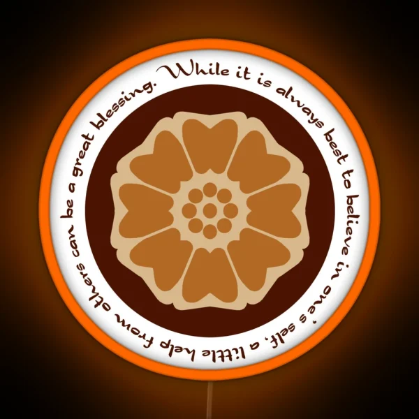 White Lotus Iroh Quote RGB Neon Sign