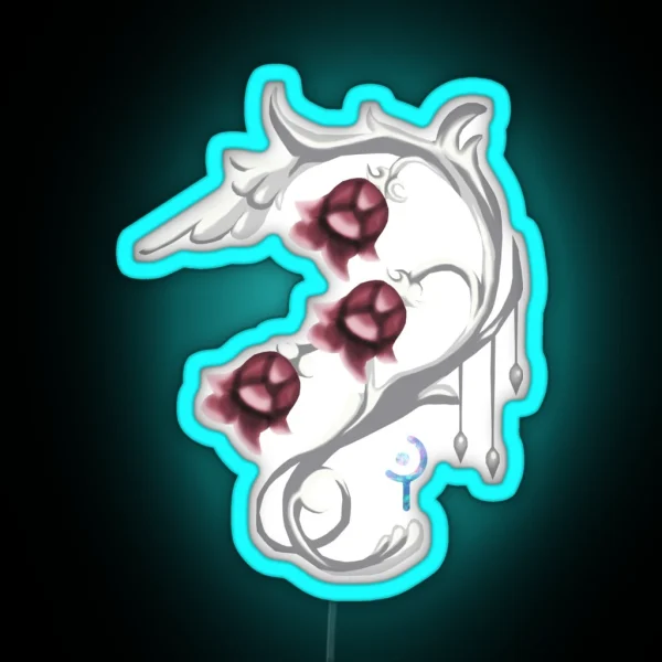 White Mage FFXIV RGB Neon Sign