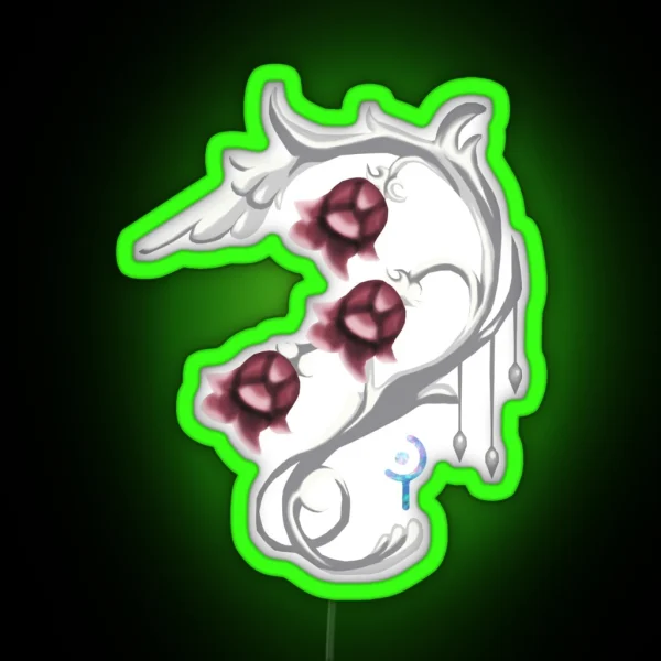 White Mage FFXIV RGB Neon Sign