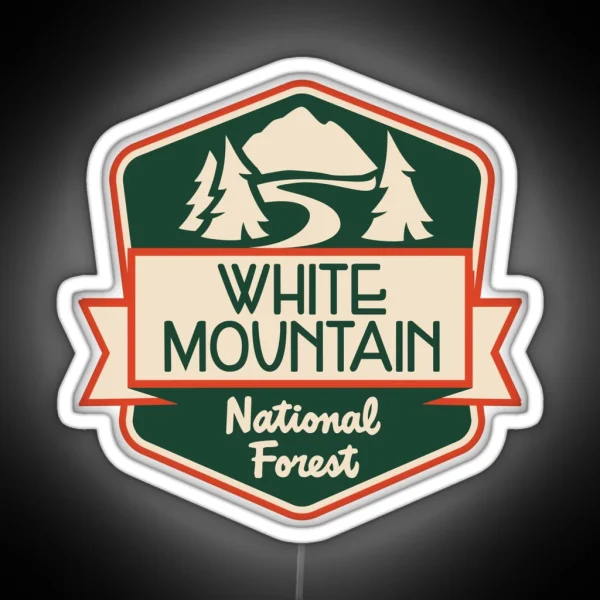 White Mountain National Forest RGB Neon Sign