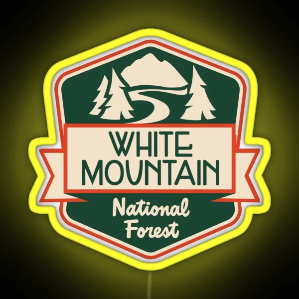 White Mountain National Forest RGB Neon Sign