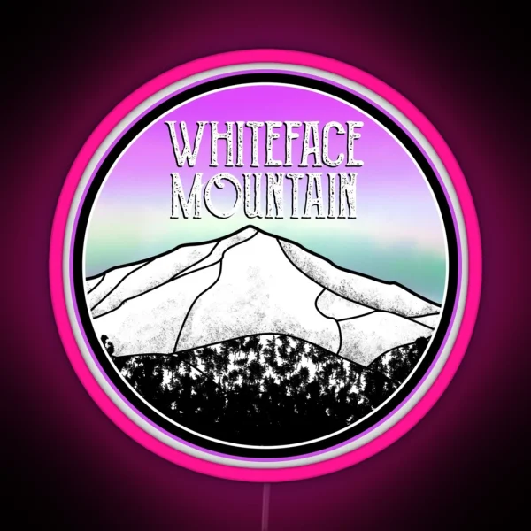 Whiteface Mountain RGB Neon Sign